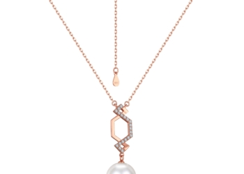 Pearl Drop Pendant Necklace for Women